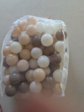 GOGO Baby Play Balls Set - Coffee+khaki+beige. NEW. 100 Balls